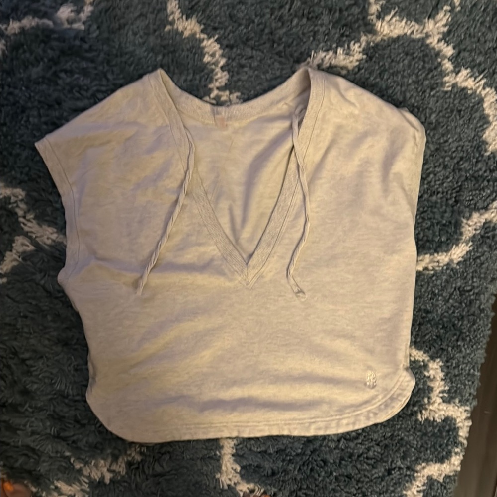 FP Movement by Free People Tan Sleeveless Muscle Tee Crop